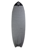 2025 Phase Five Board Sock- Aqua, B/W Stripes