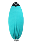 2025 Phase Five Board Sock- Aqua, B/W Stripes