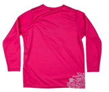 2021 Ronix Girl’s UV SHADE Wick Dry Long Sleeve - Pink/White