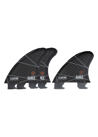 FIN-S FLOATING SURF FIN 3 PACK - 2 X 3.5" & 1 X 3.0"