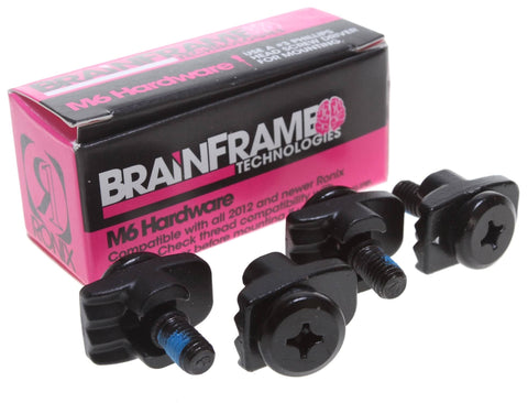 M6 Brain Frame Boot Hardware Set is 4 Black